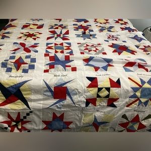 50 states handmade quilt top
